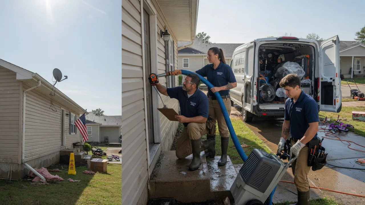 Ceiling Water Damage Restoration in Neoga, IL near me